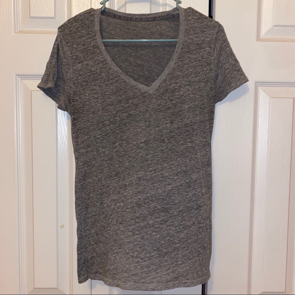 Grey Under Armour V neck
